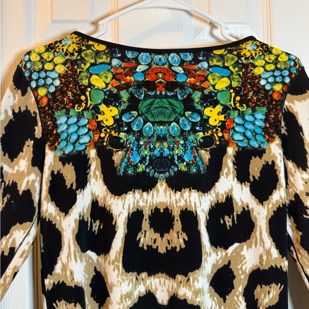 Eva Varro Ladies Tunic Top
Blouse Size S Artsy Abstract Colorful Statement - Picture 9 of 9